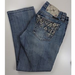 Women's Miss Me cropped jeans size 28